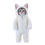 JXK, Fluffy Cat, Static Animal Figurine