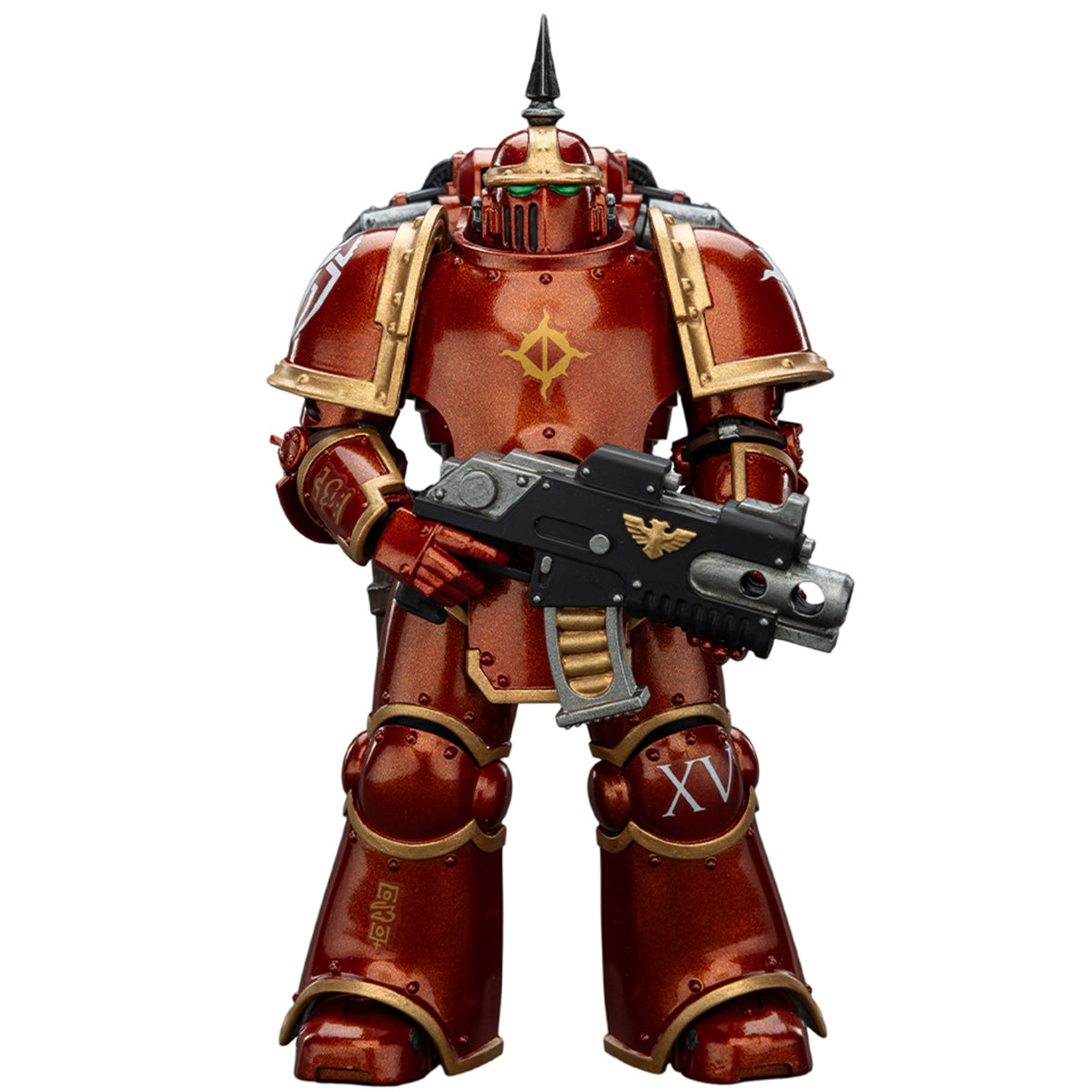 JOYTOY Warhammer Thousand Sons Sons of Horus Alpha Legion Ultramarines Space Wolves Imperial Fists Blood Angels MK lll Tactical Legionary 1/18 Scale Action Figure