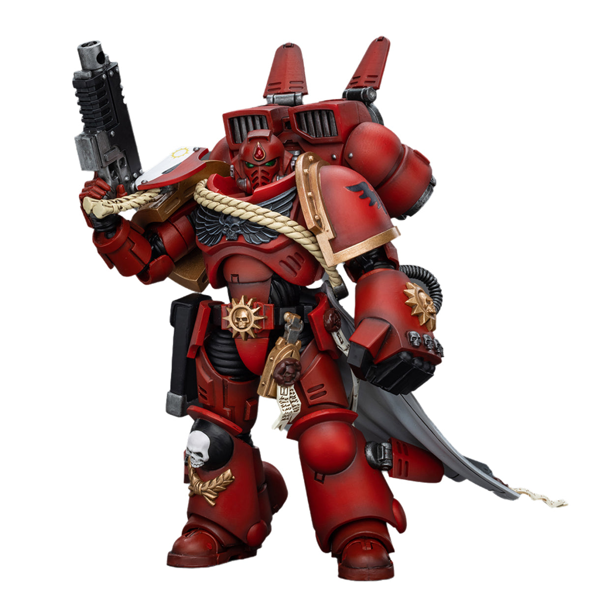 (Only Shipped to the US) JOYTOY Warhammer 40,000 1/18 Blood Angels Captain With Jump Pack JT4997 Action Figures Collection Model Gift