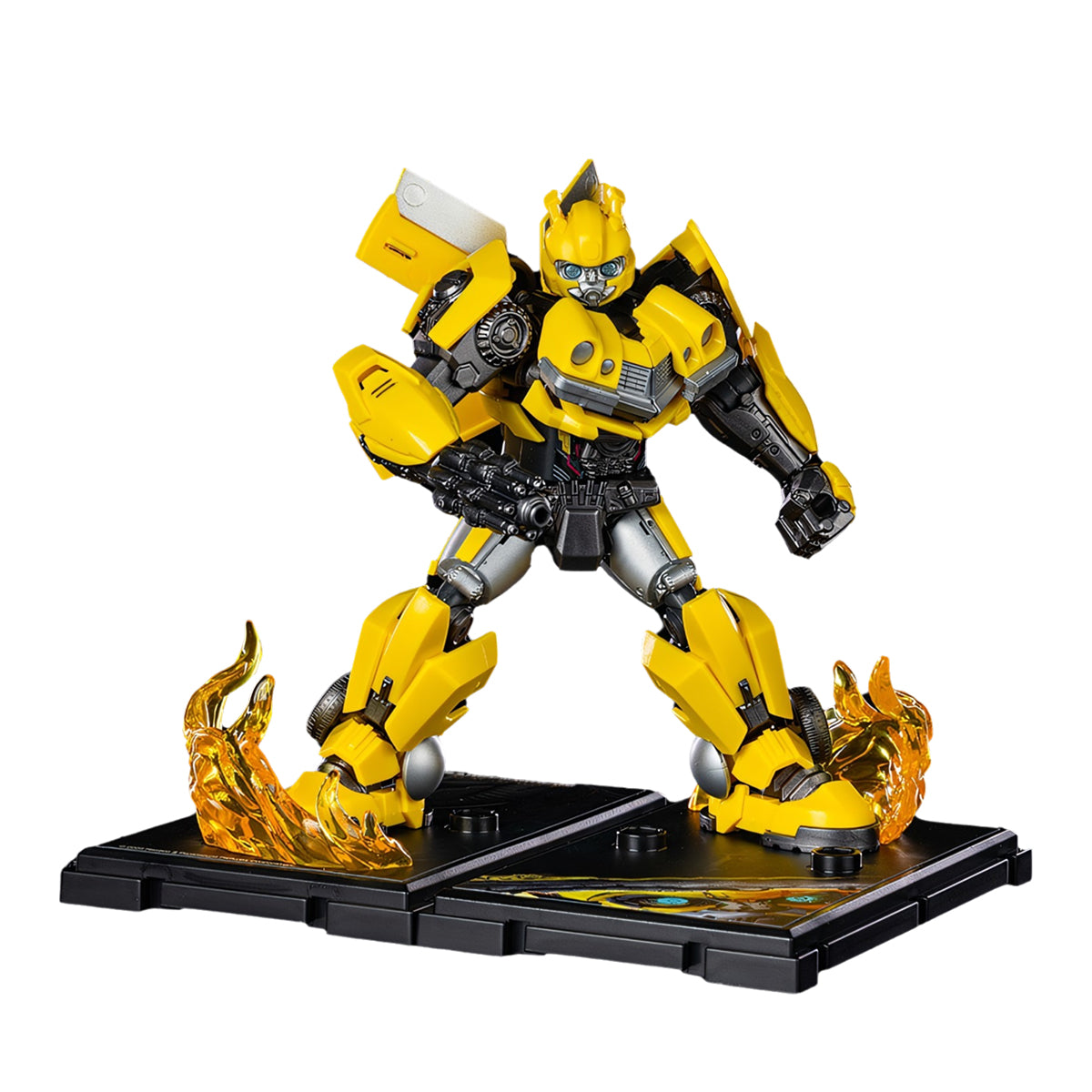Kits de modelos de ensamblaje de Blokees: Transformers Classis Class - Bumblebee, estilo Mecha Musume, miniatura de 10 cm de altura