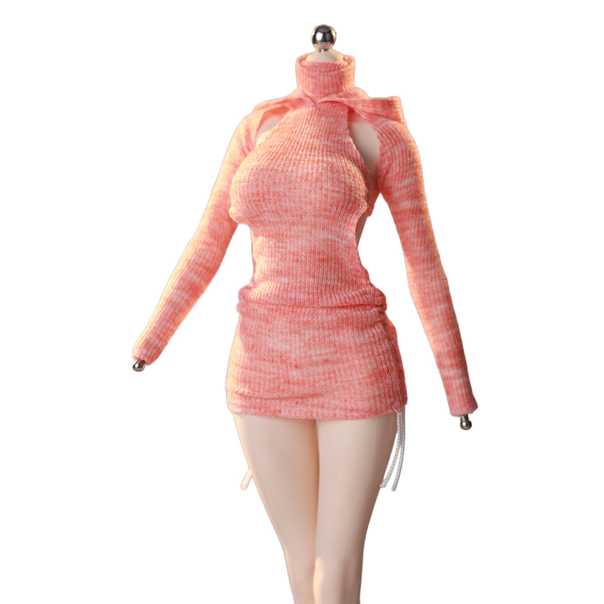 JIAOUDOLL Ruched Post-Apocalyptic Style Long Dress JO25X-05 Doll Clothes Accessory Fit 1/6 Scale 12-inches Figure