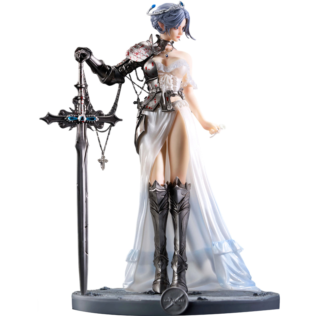 TEKULA, Ghost Blade Wlop Haifeng Smoke War God, Art Anime Statue