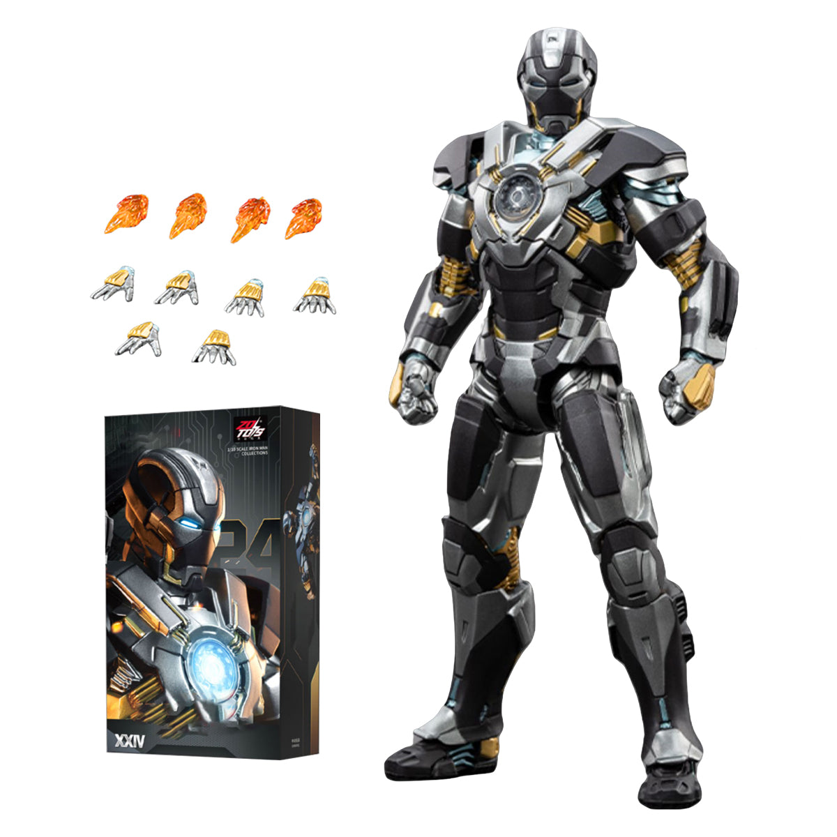 ZD Toys IronMan MK24 Non-Luminous Action Figure