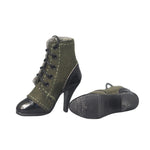 ZYTOYS, Female Doll Mid-tube Lace-up High Heel Shoes, Doll Accessory for 12-inches Action Figurine