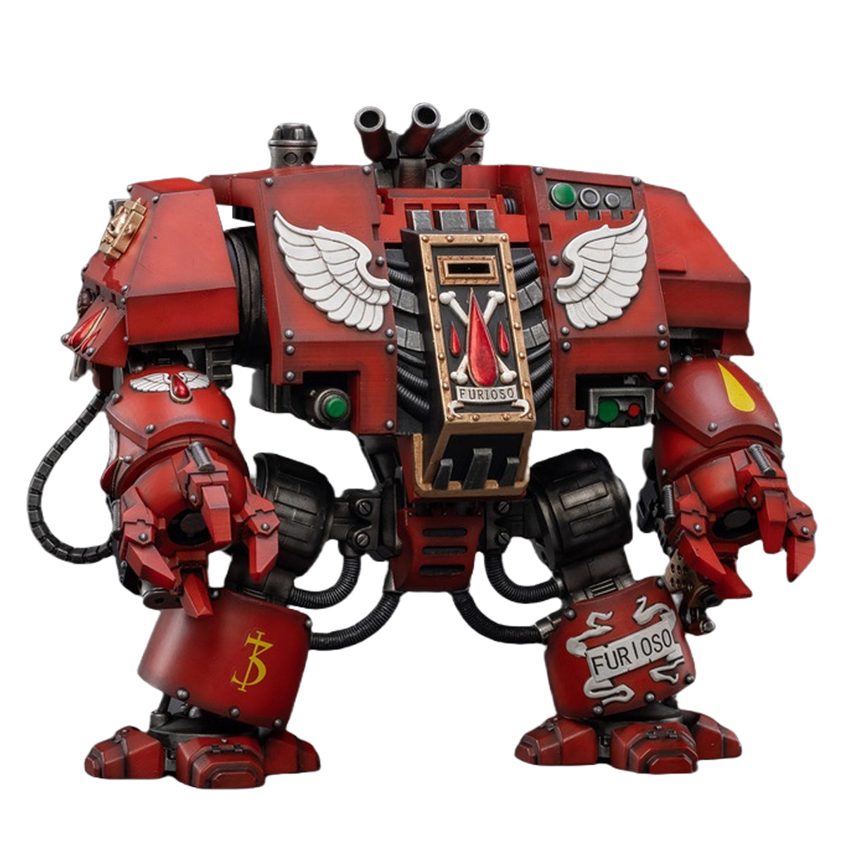JOYTOY Blood Angels Furioso Dreadnought Brother Samel JT2634 Warhammer 40,000 1/18 Scale Action Figure