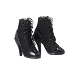 ZYTOYS, Female Doll Mid-tube Lace-up High Heel Shoes, Doll Accessory for 12-inches Action Figurine
