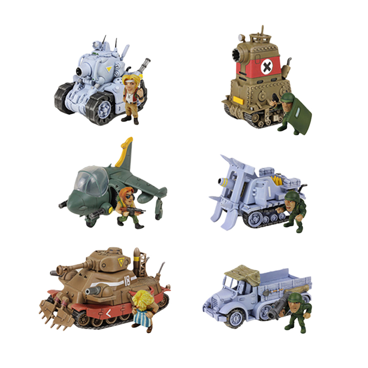 Xinshi Model Metal Slug X 6‑Piece Set Assembly Model Kits