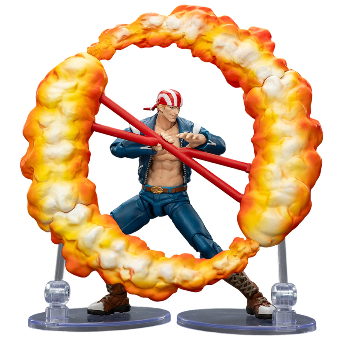 JOYTOY KOF'98UM '97 Special Team Blue Mary & Billy Kane & Ryuji Yamazaki 1/18 Scale Action Figure