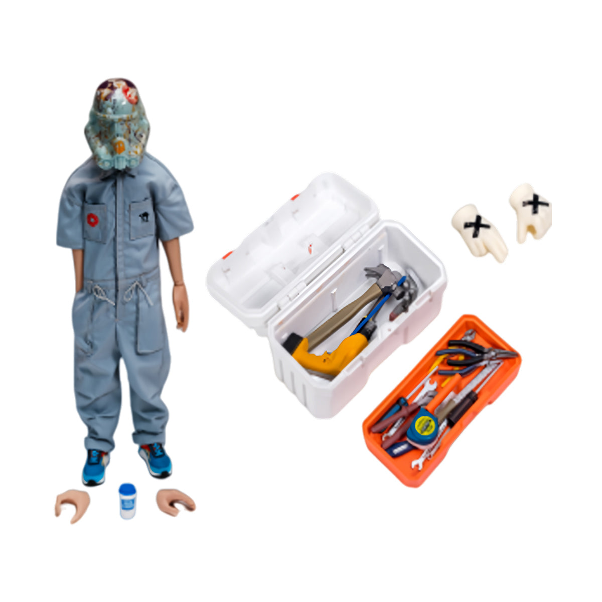 TrickyMan12 FB-10145 Atmosphere Trooper + Carrier Case with Tools Set 1/6 Scale Action Figure