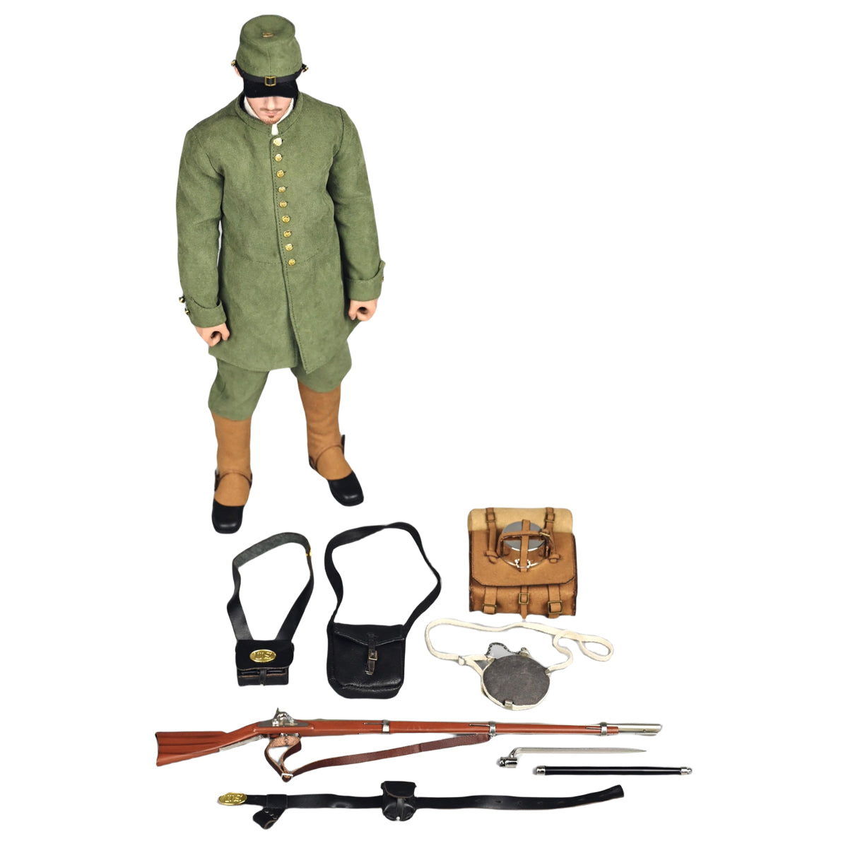 QORANGE QOTOYS American Civil War 1864 Accessory Pack for 1/6 Scale 12-inches Action Figurine