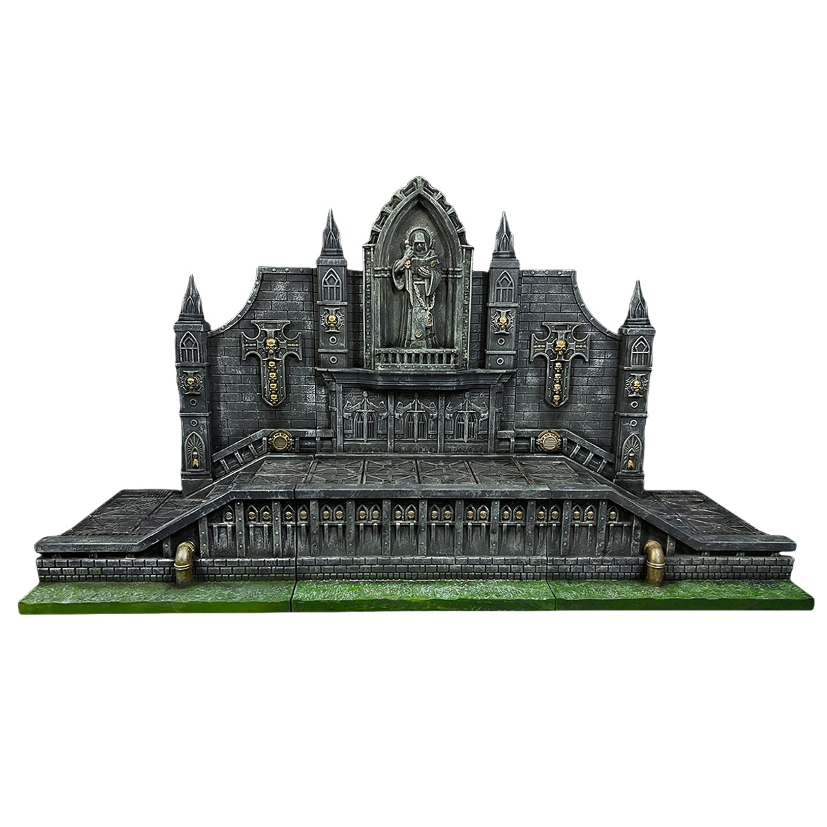 Xinglan Workshop 1/12 diorama base — Assembled gothic wall and floor display