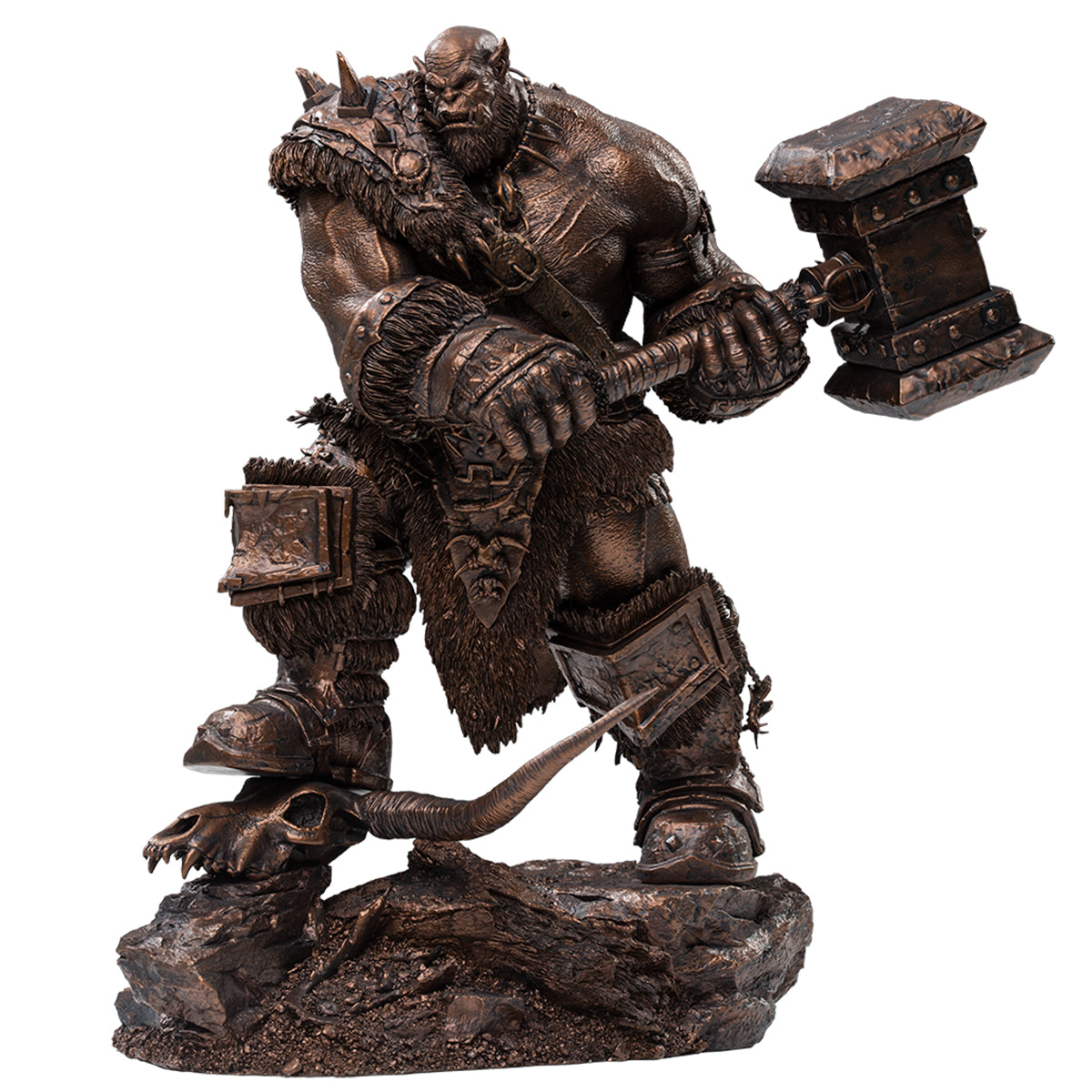 DAMTOYS DMLW013 Warcraft - Orgrim Imitation Bronze 10-inches Art Statue