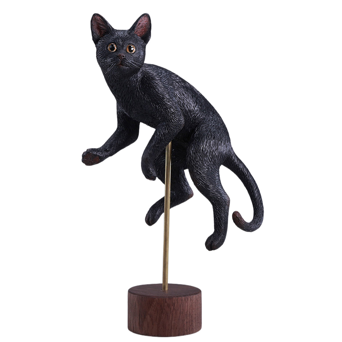 JXK Swimming Pose Cat Static Expertly Hand-Painted Lifelike 1/6 Scale Animal Figurine
