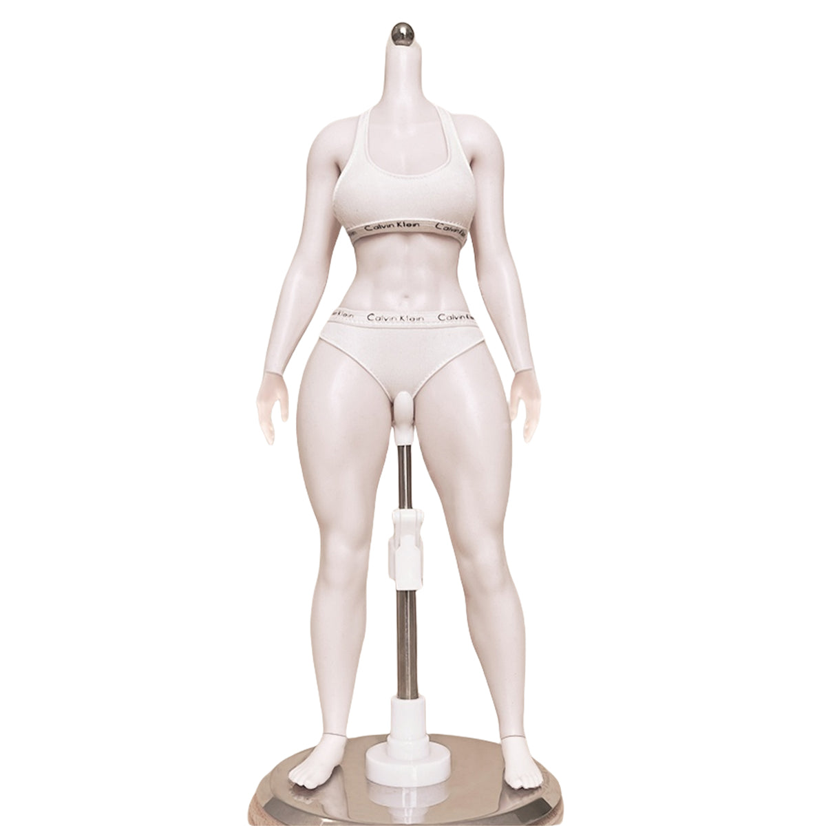 PDTOYS Seamless Platinum Silicone Thick Legs Female Body S302 Detachable Hands and Feet Pale Skin with Body Makeup