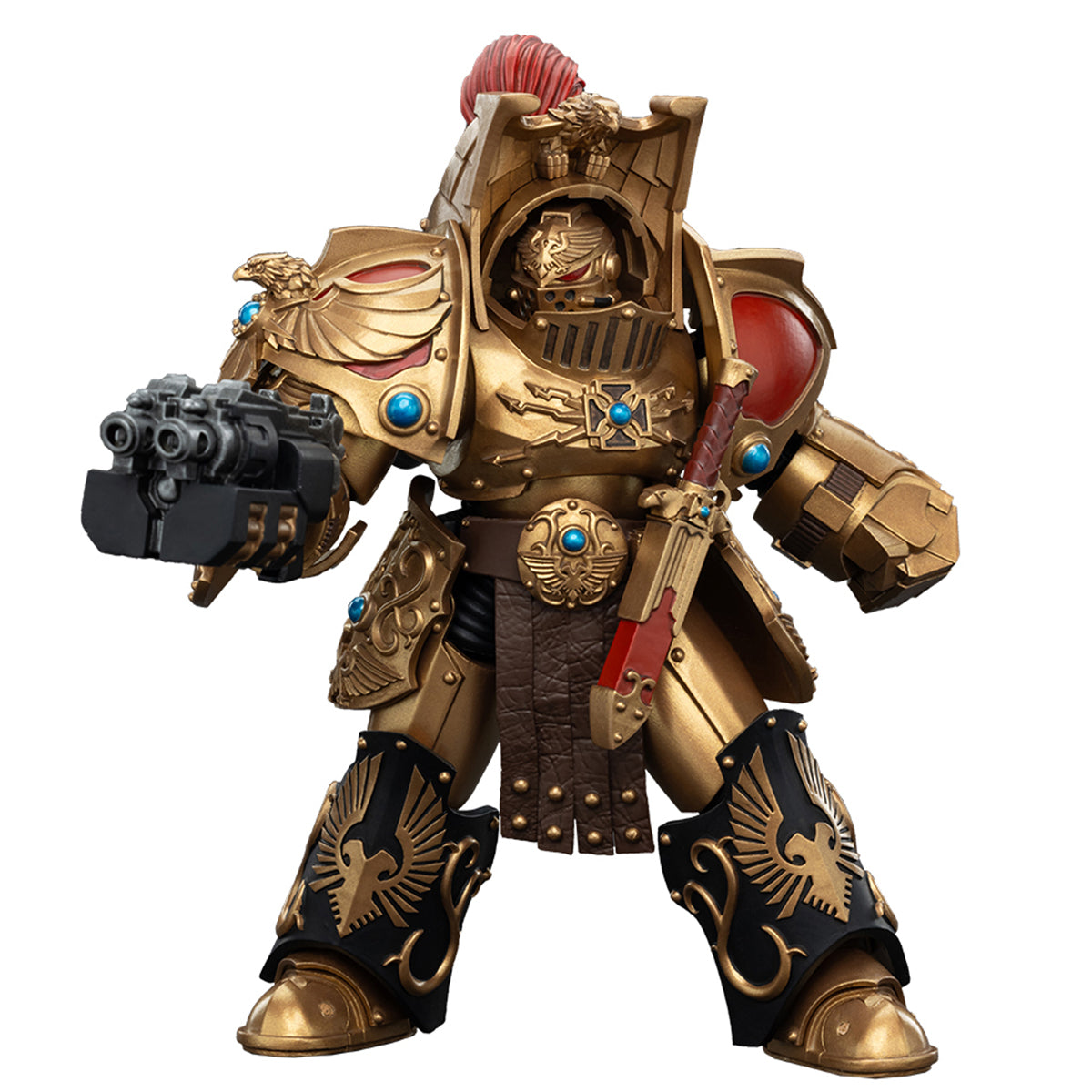 JOYTOY Warhammer The Horus Heresy Legio Custodes Aquilon Terminator Squad Aquilon with Lastrum Storm Bolter Action Figures