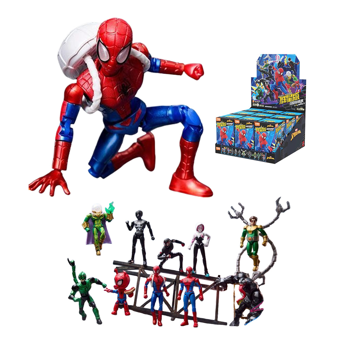 Blokees Marvel Heroes Galaxy Version Vol.5 Spider-Man 81145 Blind Box Figure