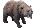 JXK Collectible Bear Figure: Brown Bear 2.0, Expertly Hand-Painted, Lifelike, Safe Resin Miniature Animal Figurine