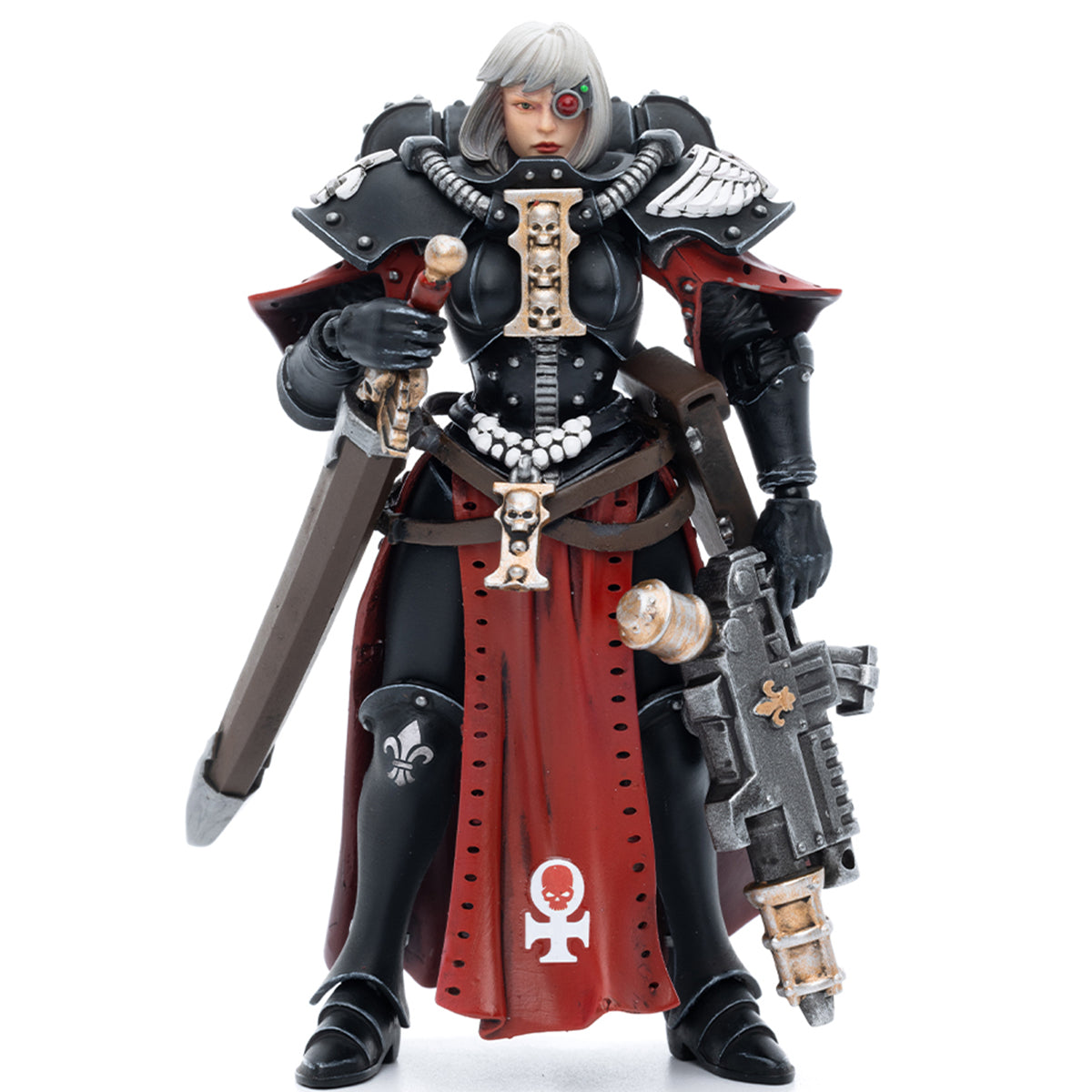 Figuras de acción JOYTOY Warhammer 40,000 Adepta Sororitas Battle Sister Sister Superior Kassia Reissue Edition