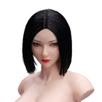 YMTOYS 1/6 Scale Figure Head Sculpt: Asian Female Head Sculpt - Young Koi, Movable Eyes, 12-inch Miniature