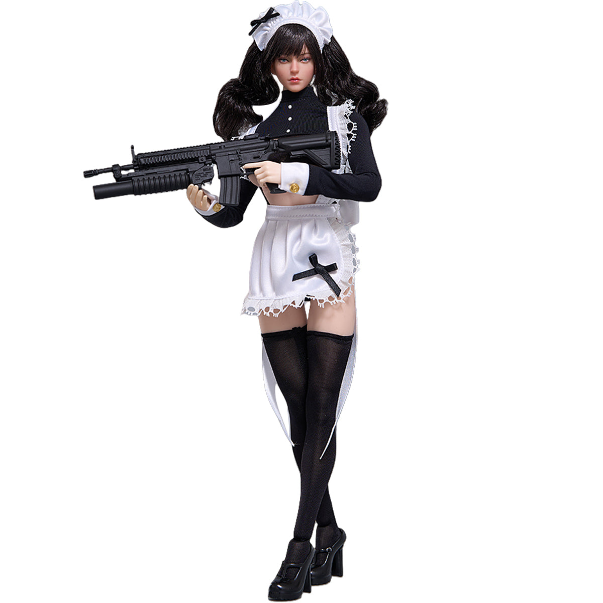 Cdtoys Soldado Femenino Estilo Japonés Gyaru Chica Suave Cosplay Maid (Ver.B) Para Figuras