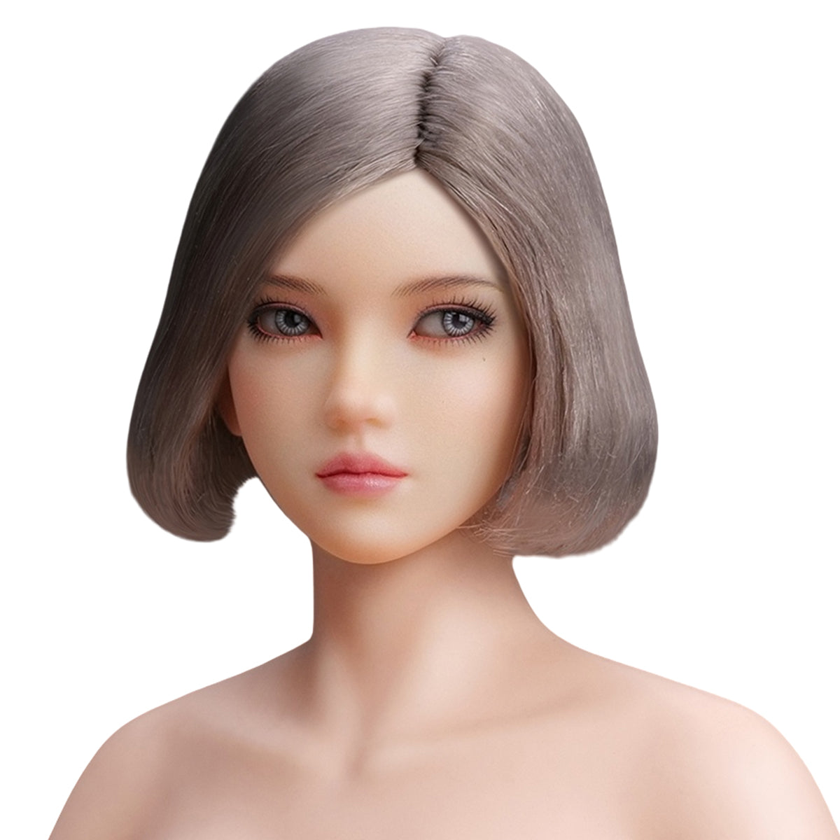 Escultura de cabeza femenina asiática con ojos móviles de YMTOYS - Yiyi (Versión C) para figuras
