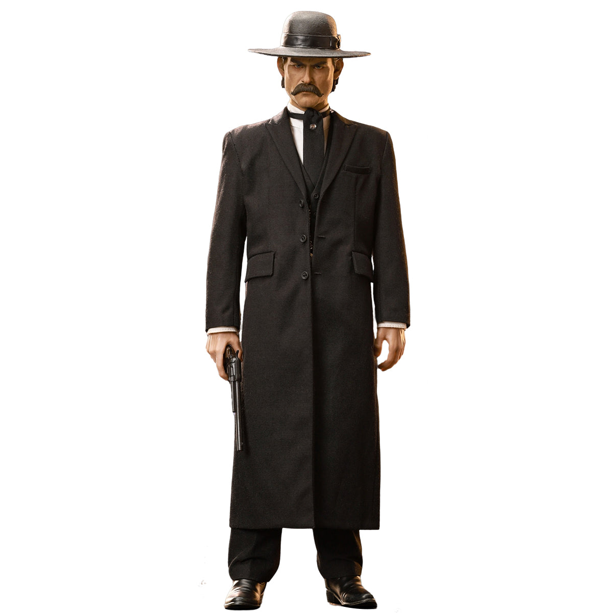SNAKE TOYS Western Cowboy Tombstone Wyatt Marshal Deluxe Edition Double Head Sculpt Action Figure