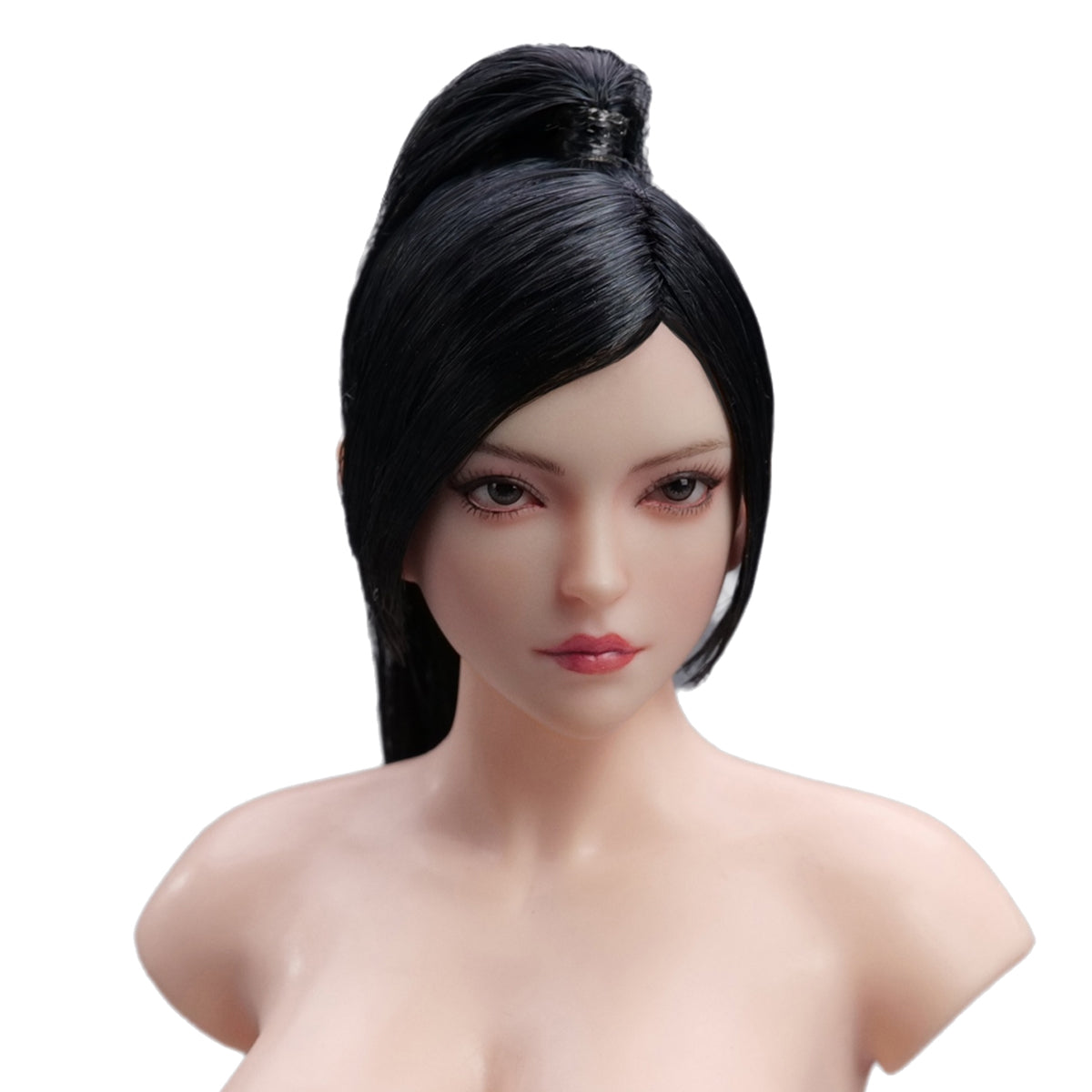 Accesorio para esculpir cabeza de figura de acción YMTOYS: Escultura de cabeza femenina asiática - Xiao Zhao, ojo móvil, para figura miniatura de 30 cm