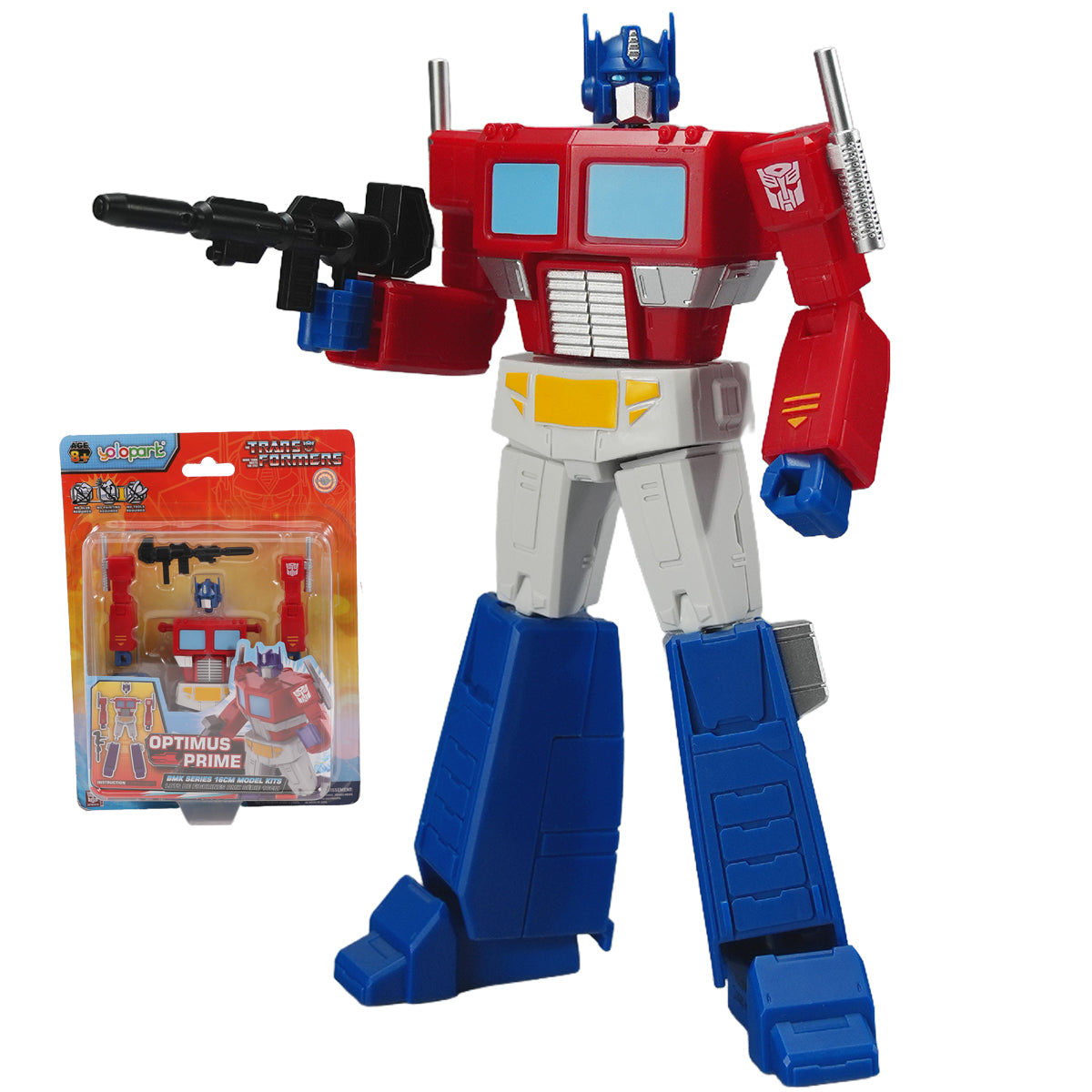 Yolopark Transformers G1 Animation BMK Optimus Prime Megatron Bumblebee Starscream Set Model Kit