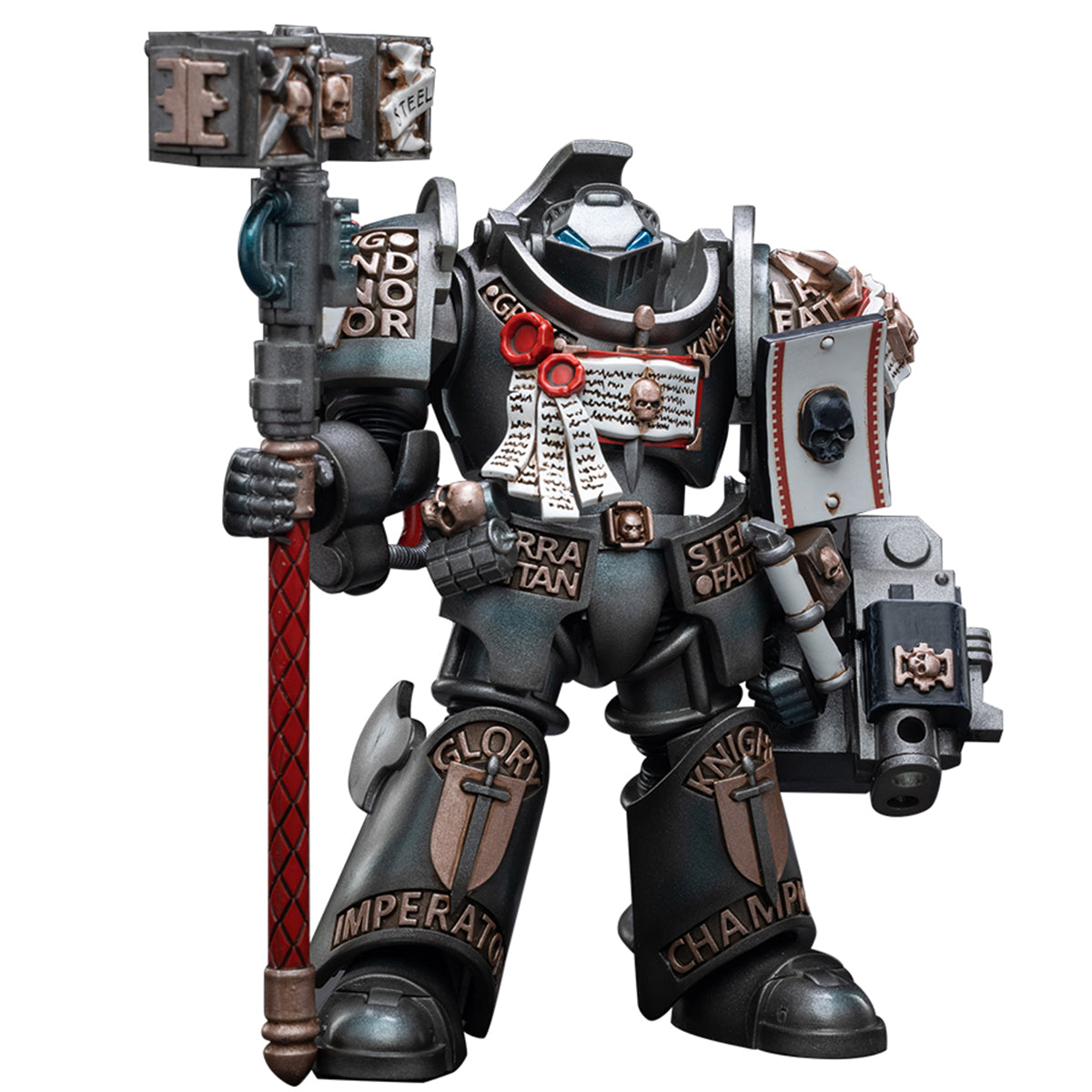 JOYTOY Warhammer 40,000 Grey Knights Terminator Caddon Vibova Action Figures