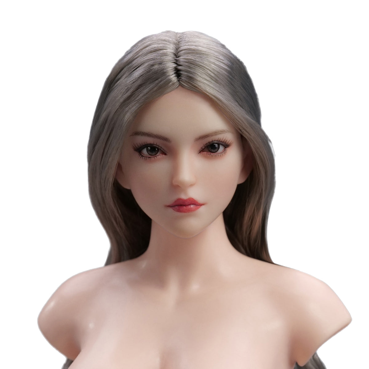 YMTOYS Action Figure Head Sculpt Accessory: Asian Female Head Sculpture - Xiao Zhao, Movable Eye, For 12-inch Miniature Figure