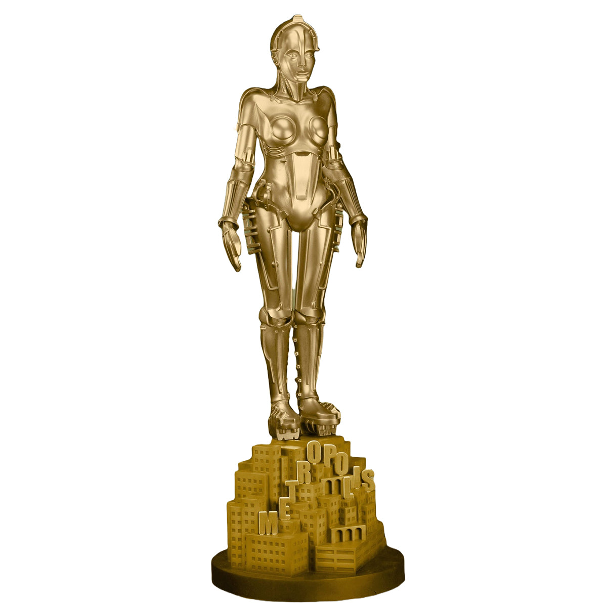 STAR ACE Toys Art Gallery Series Maschinenmensch Gold Color Statue