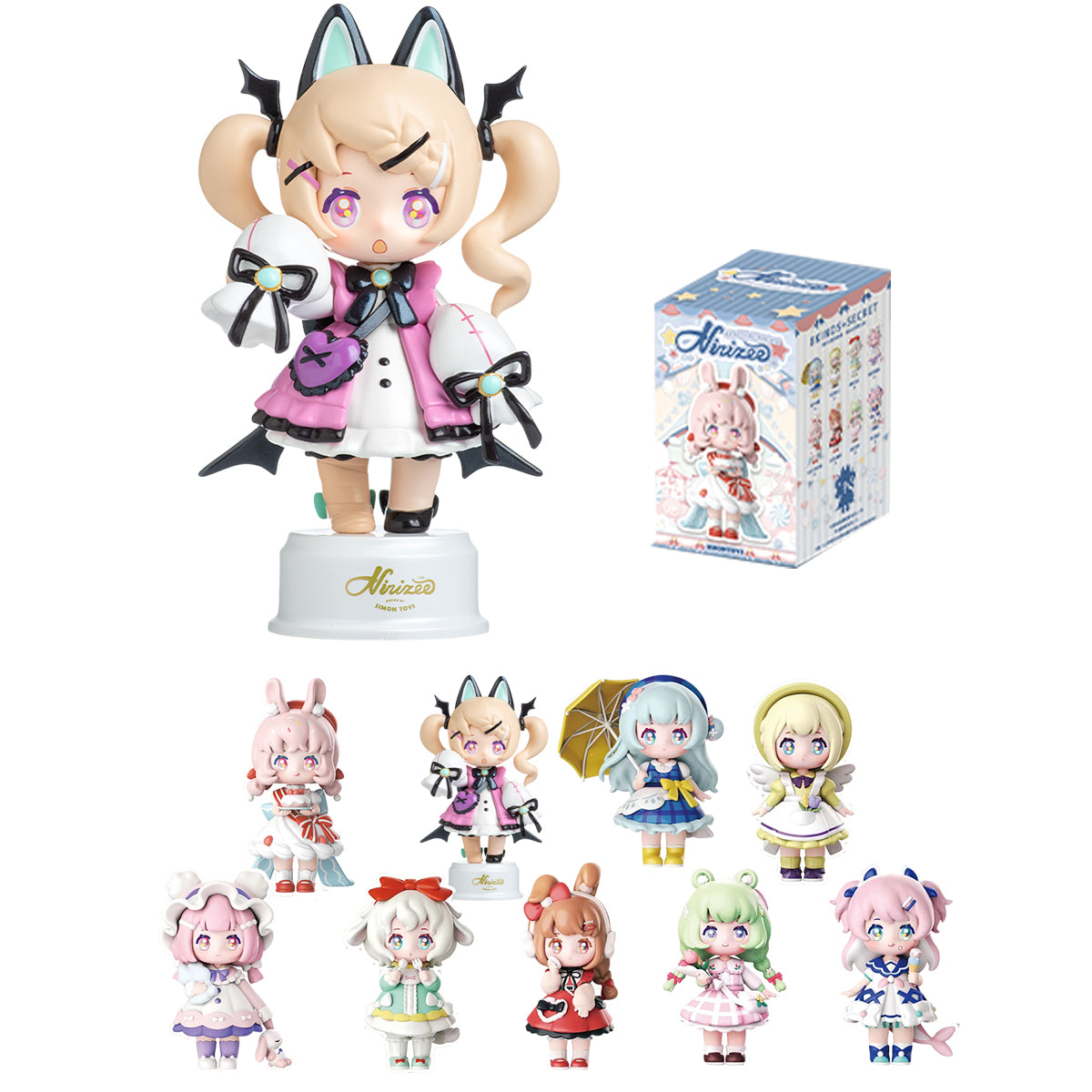 NiniZee Simon toys 愛の島 NiniZee Simon Toys フィギュアセット 8体 愛の島