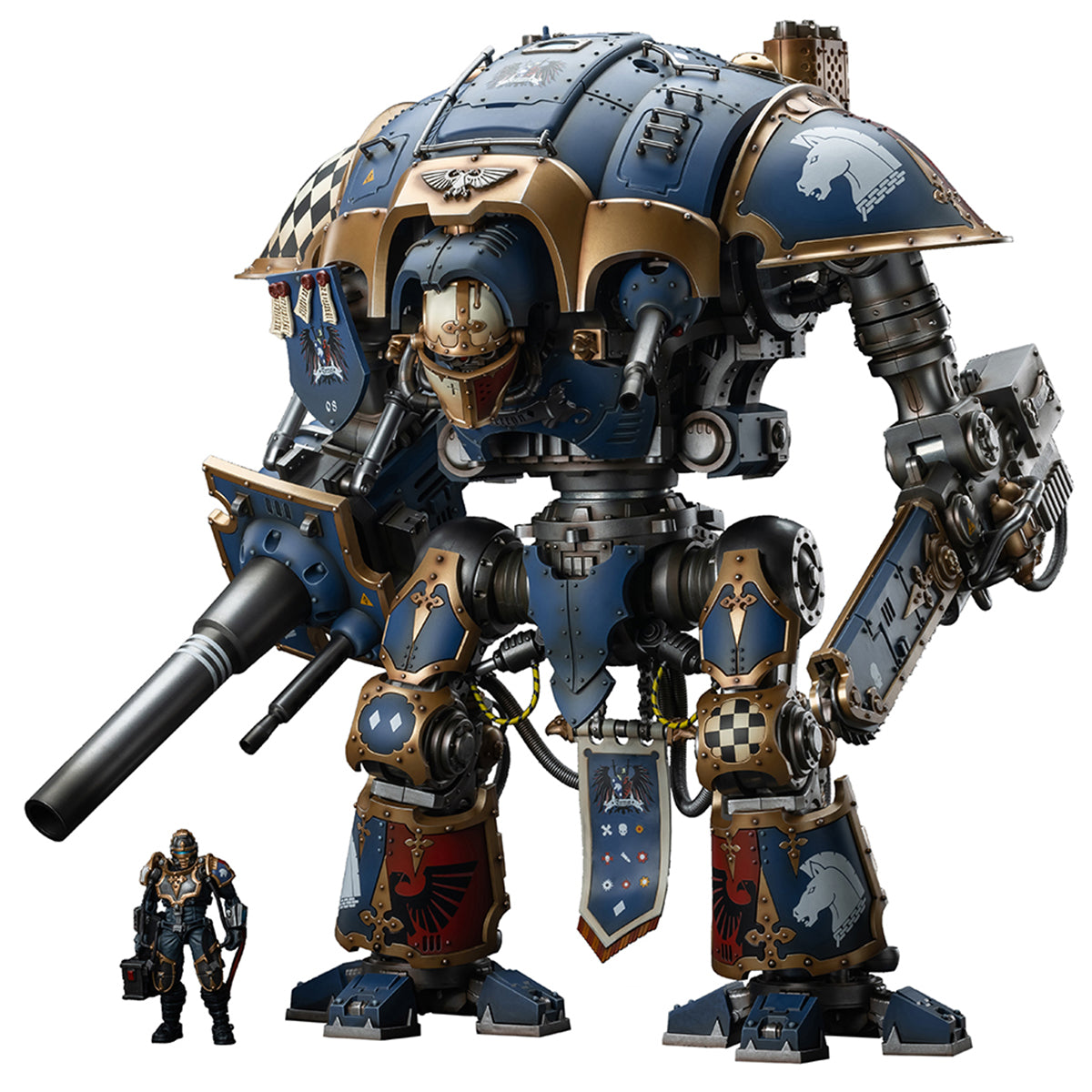 JOYTOY Warhammer 40,000 Imperial Knights House Terryn Knight Paladin Action Figures