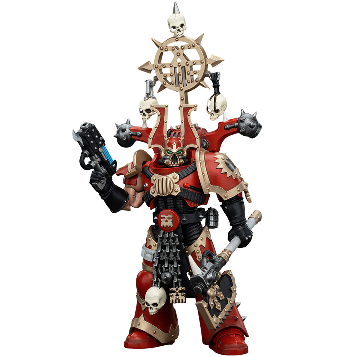 JOYTOY Warhammer 40K 1/18 World Eaters Khorne Berzerker with Berzerker lcon Action Figure