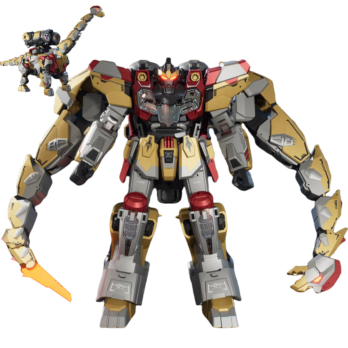 Figuras de acción Brontosolid de la Guardia Yinglong Trans Age de CANG TOYS