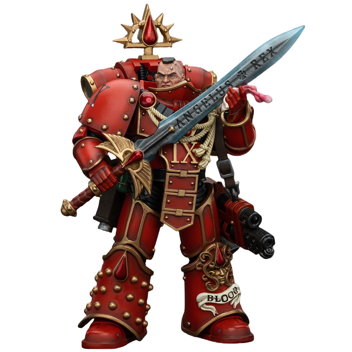 JOYTOY Warhammer The Horus Heresy Blood Angels Raldoron First Captain of the Blood Angels Action Figure