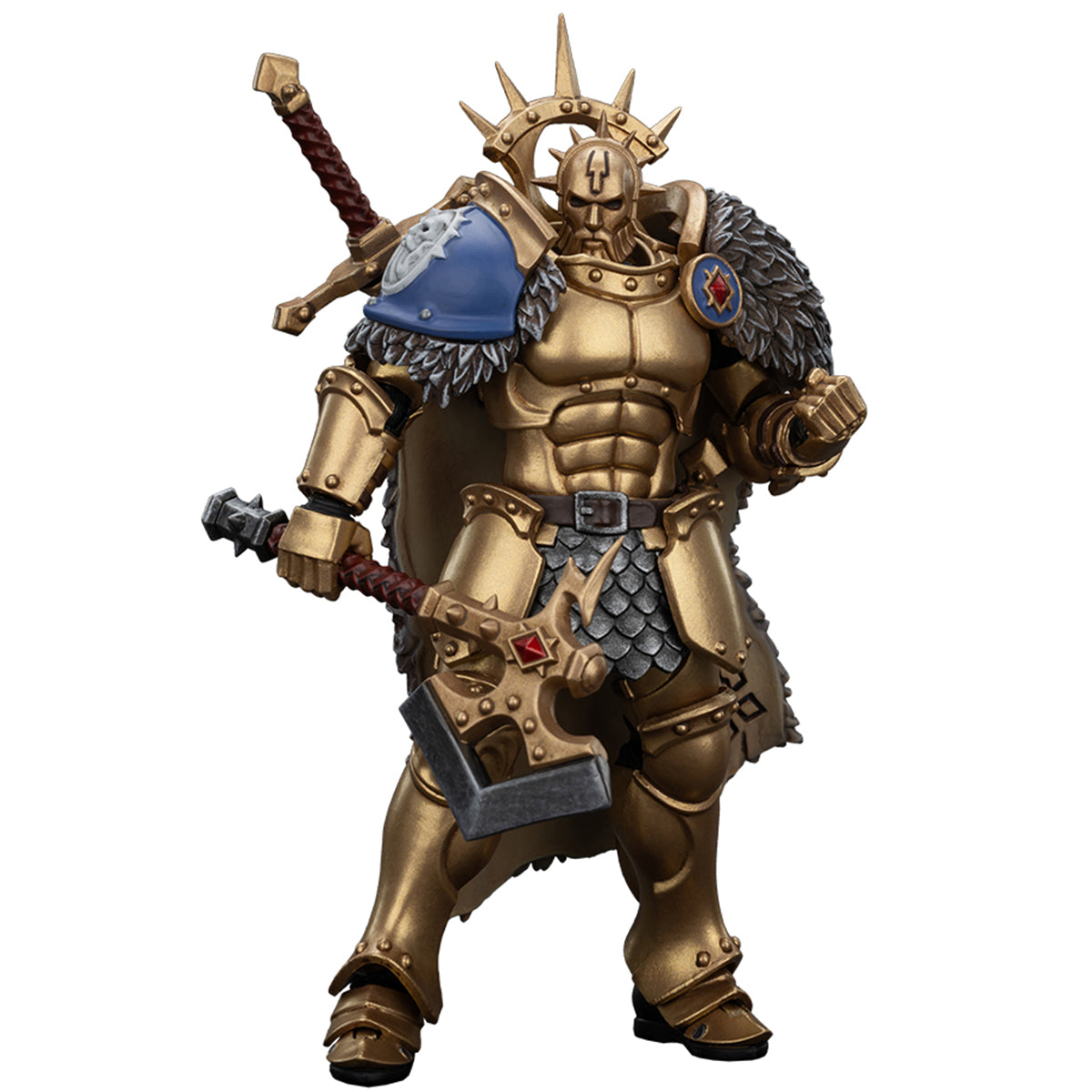JOYTOY Warhammer AGE OF SIGMAR Stormcast Eternals The Blacktalons Hendrick The Silver Wolf Figuras de acción