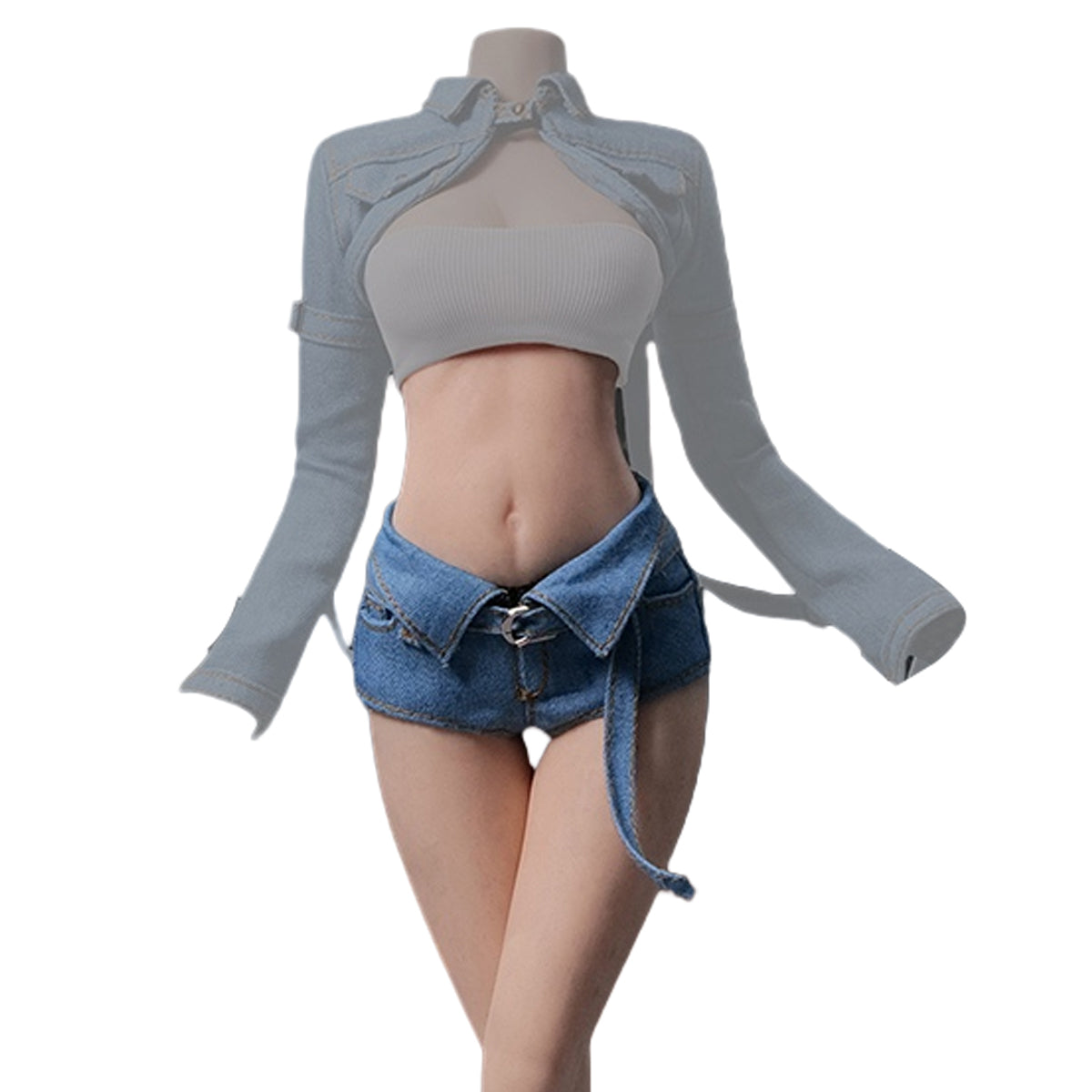 Traje vaquero de moda VSTOYS Ver.24XG107 para figuras de acción