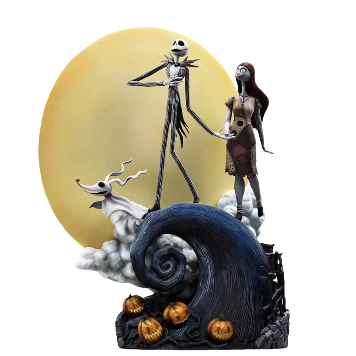 Iron Studios The Nightmare Before Christmas Jack and Sally Deluxe Edition Statue