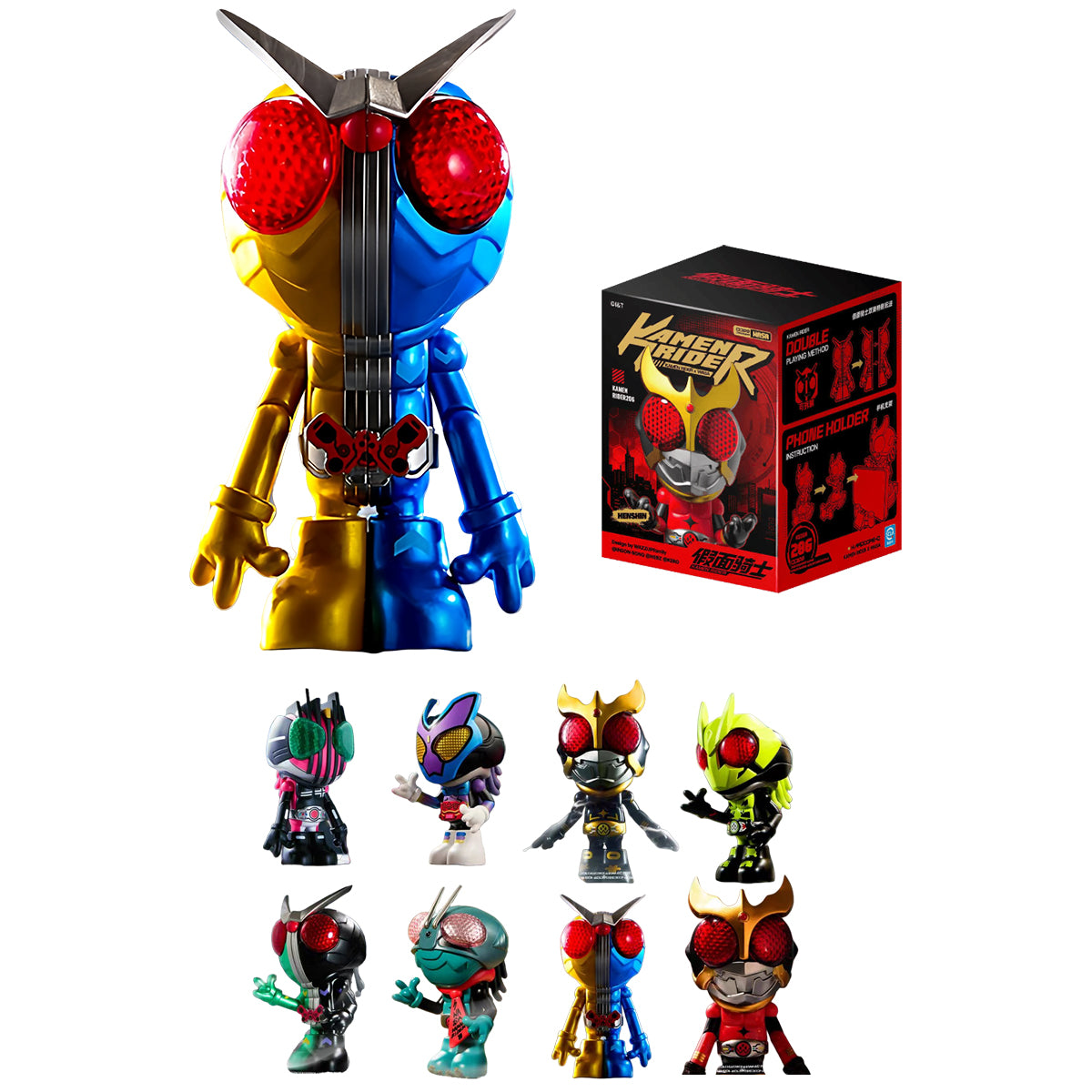 WASA Kamen Rider206 WASA Dragon Collaboration Series Single Box Blind Box Figure