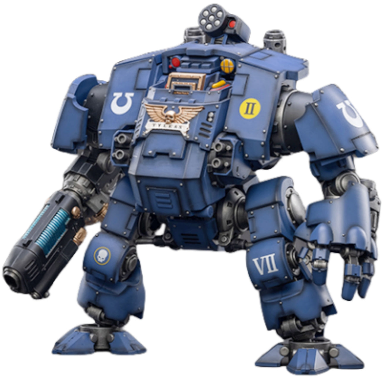 HiPlay JoyToy Warhammer 40K Collectible Figure: UItramarines Redemptor Dreadnought Brother Dreadnought Tyleas 1:18 Scale Action Figures JT2757