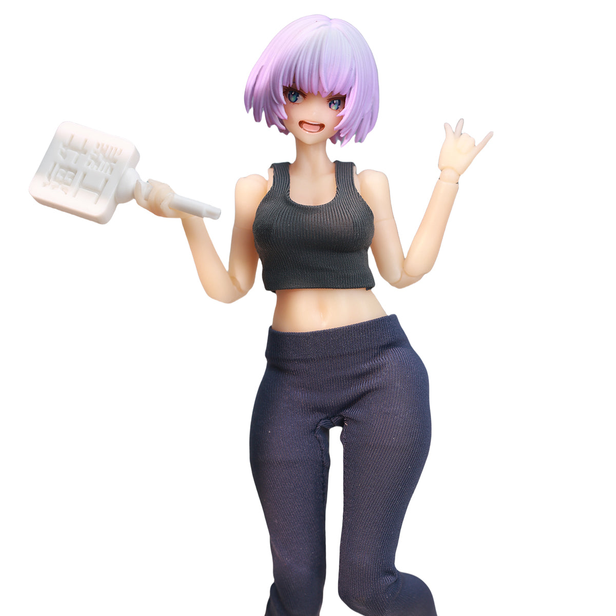 (Only Shipped to the US) MANATEE INDUSTRY 1/12 Commemorative Limited Edition Desktop Wars Yoga Day Inanna Purple Hair Mex-01 Action Figures