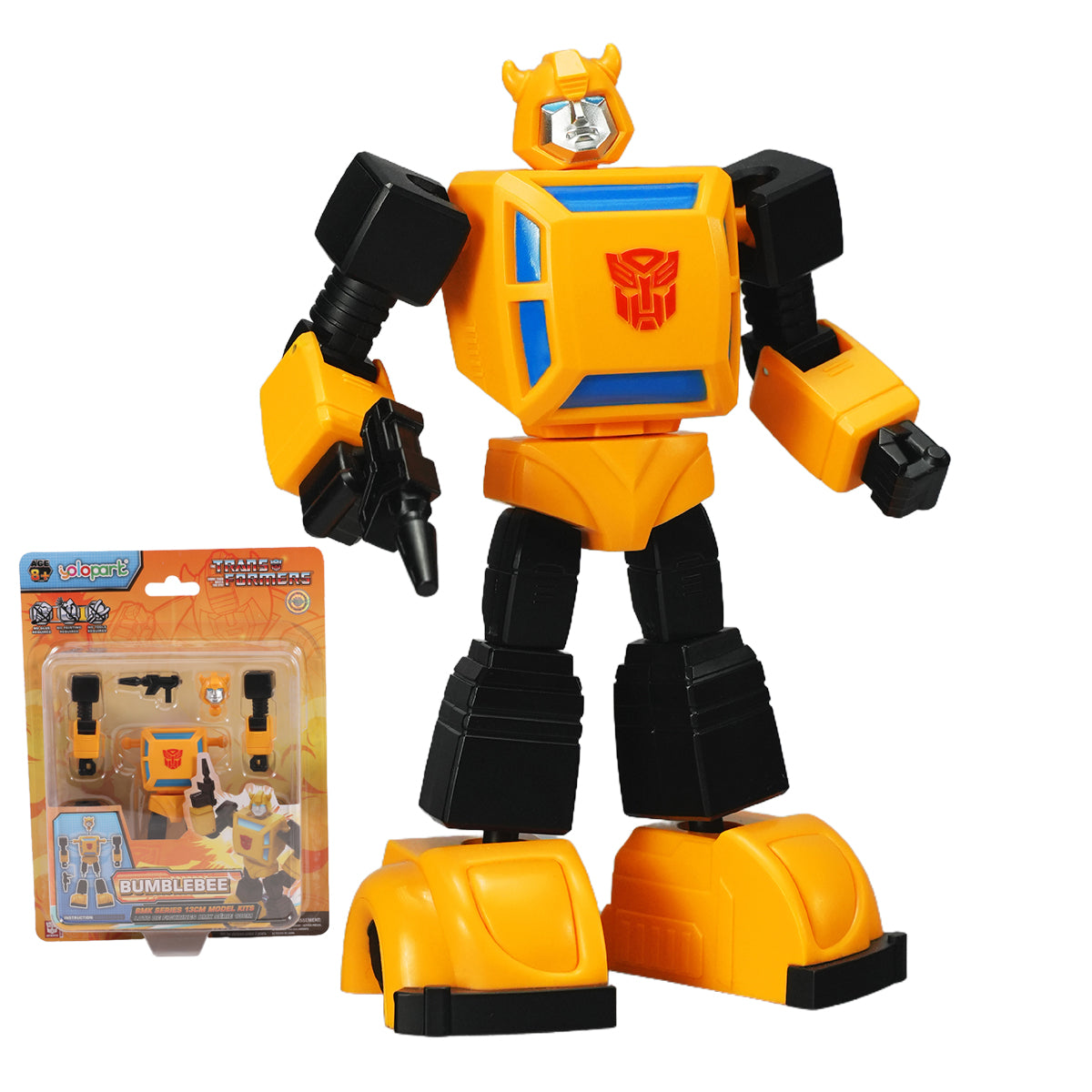 Yolopark Transformers G1 Animation BMK Optimus Prime Megatron Bumblebee Starscream Set Model Kit