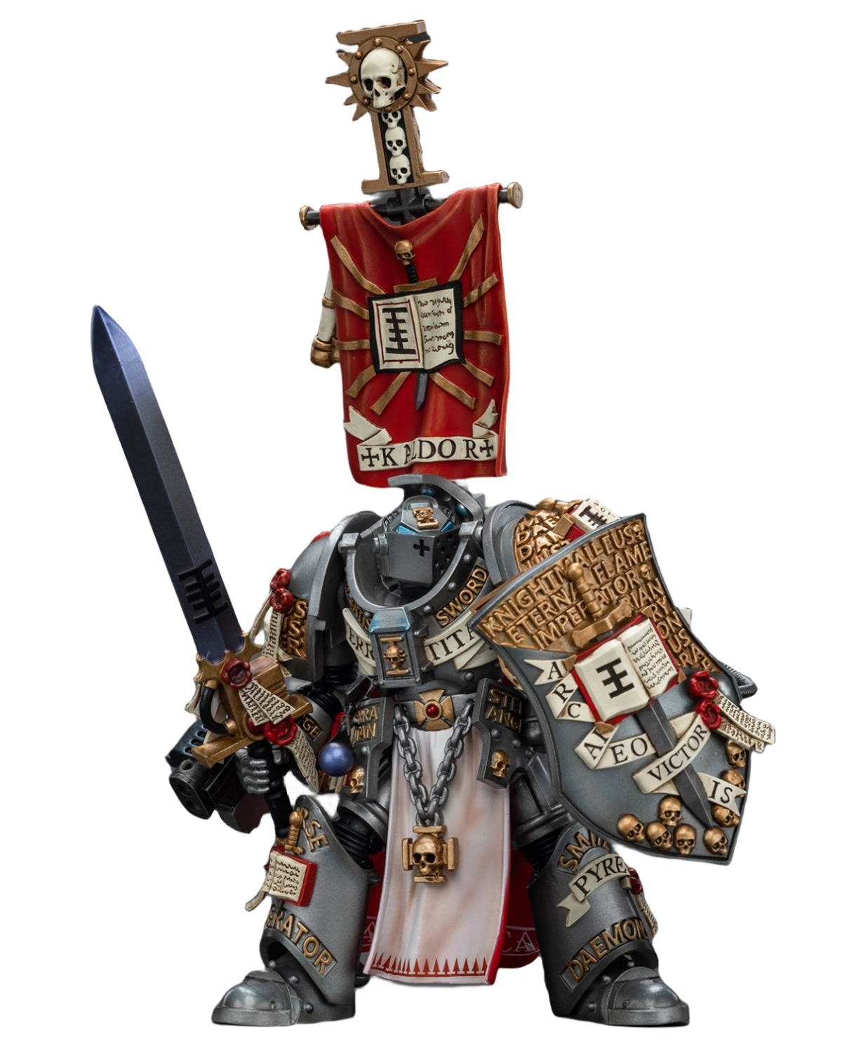 HiPlay JoyToy JT9220 40K Collectible Figure: Grey Knights Kaldor Draigo 1:18 Scale Action Figures