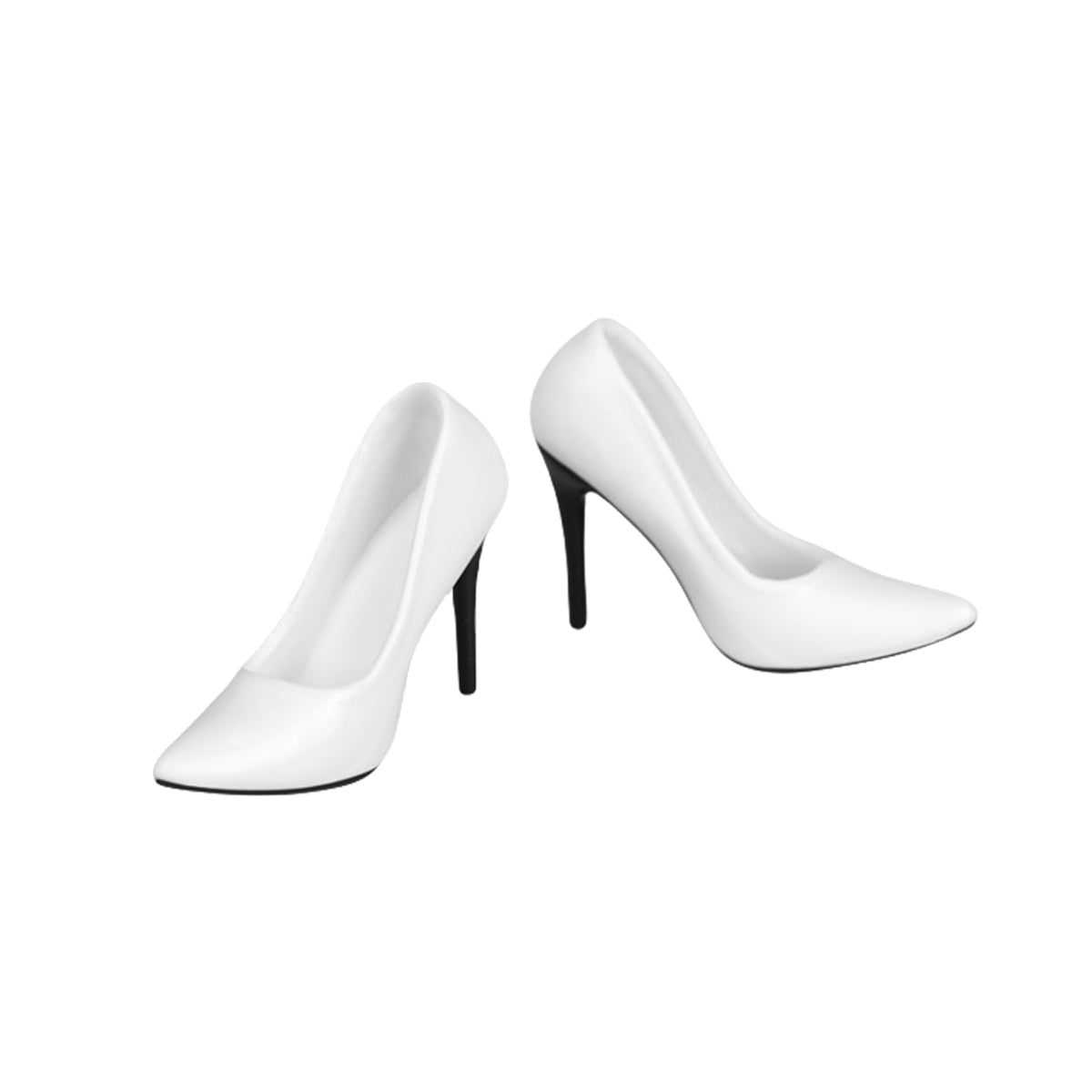 Toyscentre, Female Pointed Toe High Heels Shoes, 1/6 Scale Doll Accessory for 12-inches Figure
