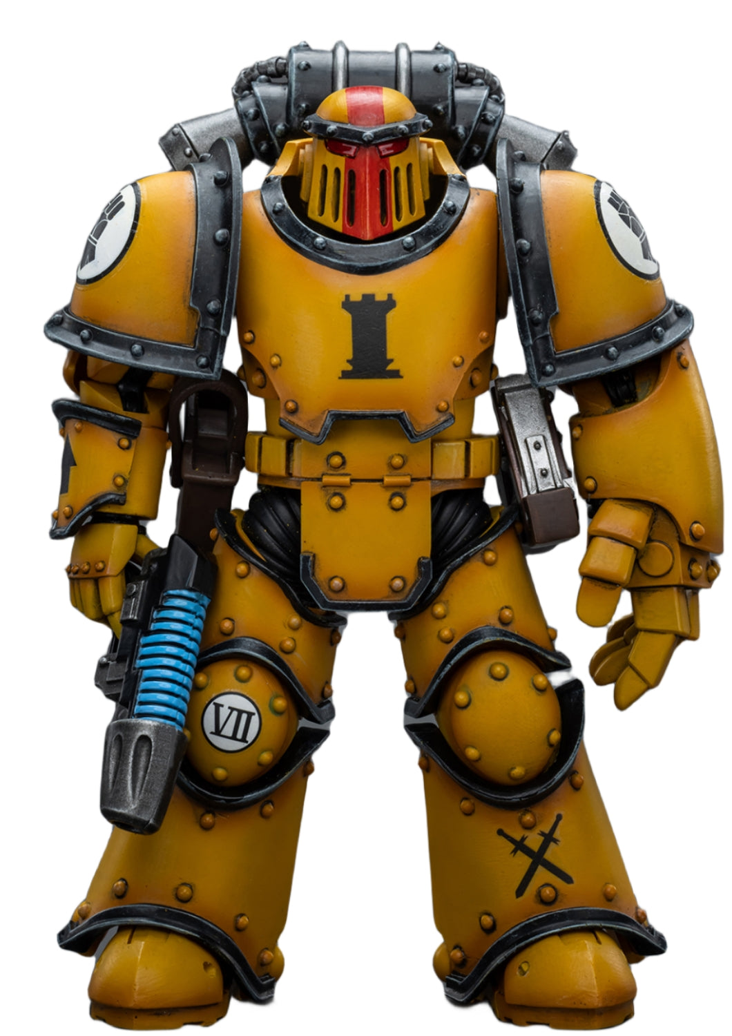 HiPlay JoyToy 40K Collectible Figure: Imperial Fists Legion MkIII Tactical Squad Sergeant with Power Fist 1:18 Scale Action Figures JT9060