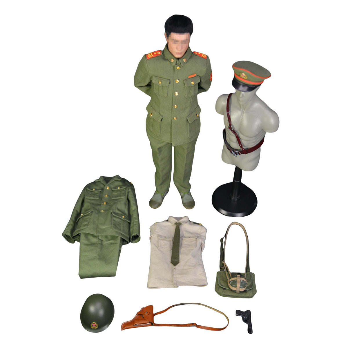 QORANGE QOTOYS PLA Soldier at Camp 1988 Accessory Pack Fit 1/6 Scale 12-inches Figure