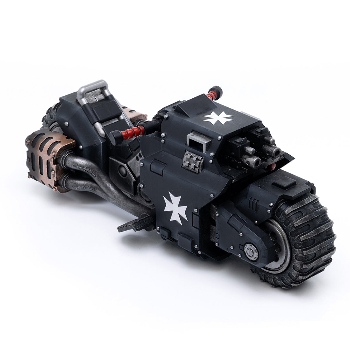 JOYTOY Space Marines Ultramarines Outriders Brother Catonus Black Templars Outriders Brother Valtus 1/18 Scale Action Figure