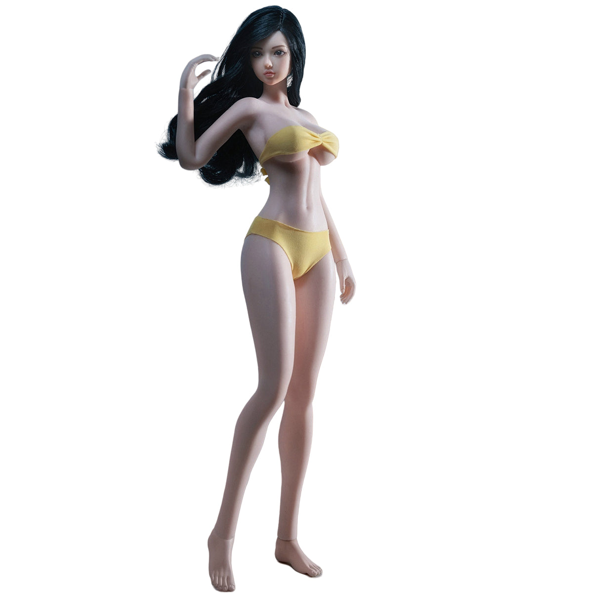 TBLeague Seamless Female Large Bust Tall and Slender S41 Detachable Feet with Head Sculpt 1/6 Scale Action Figure Body