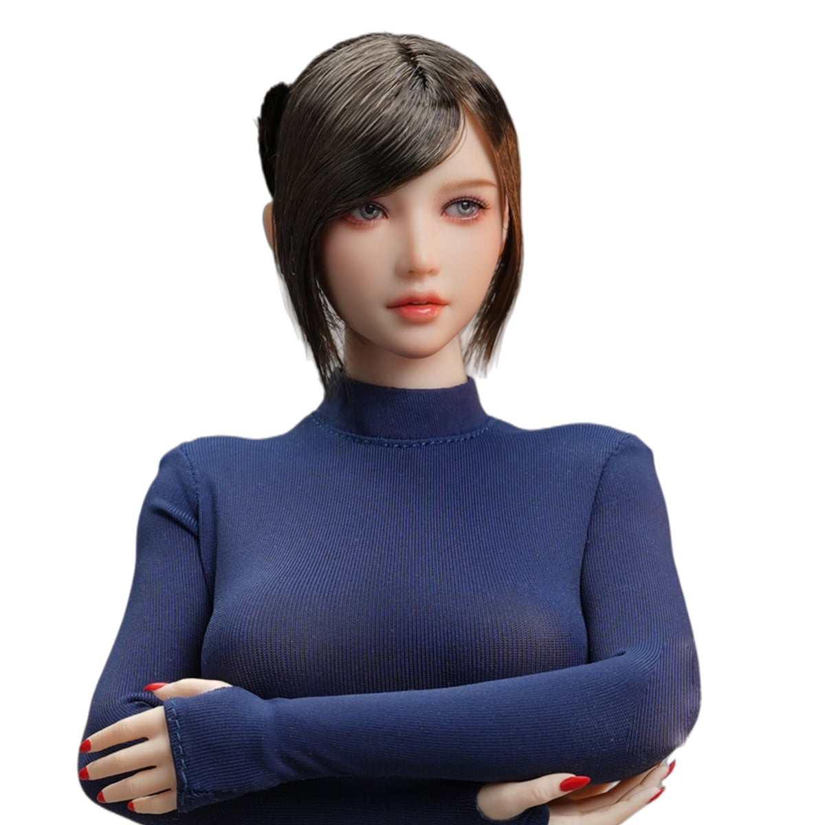 I8TOYS Seamless Steel Frame Platinum Articulated Chest Silicone Moe I8-FB-002-B & YUKI 2.0 Head Sculpt 1/6 Scale Action Figure Body